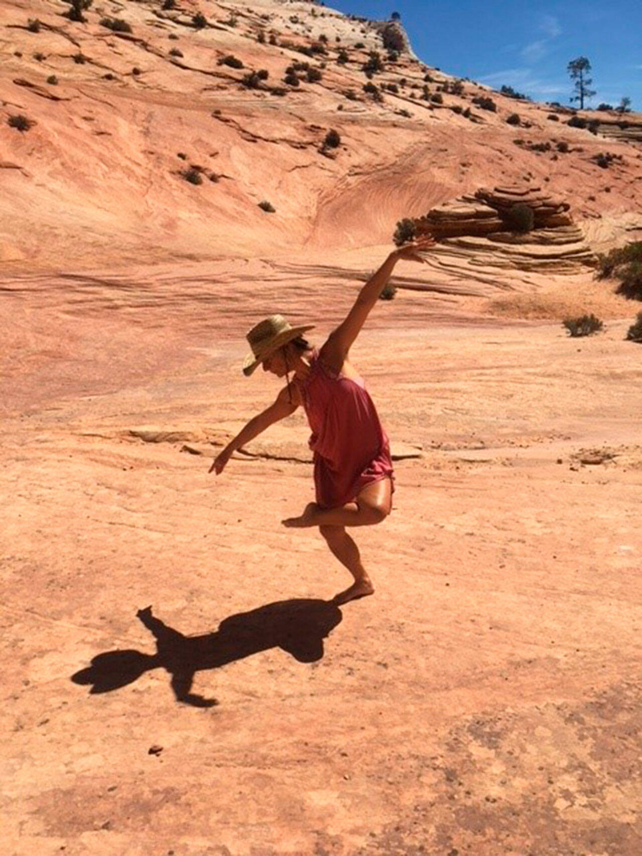 Mary Lou Sanelli offers interpretive dance at the annual ARTjam event this next weekend. (Submitted photo)