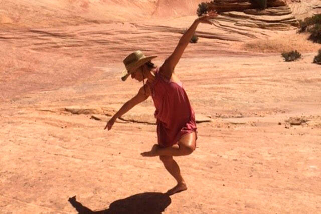 Submitted photo / Mary Lou Sanelli offers interpretive dance at the annual ARTjam event this next weekend.