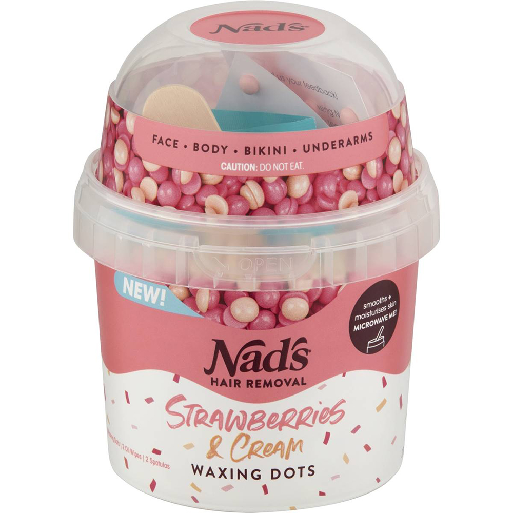 Nads Hair Removal Strawberries and Cream Waxing Dots Nads Hair Removal Strawberries and Cream Waxing Dots