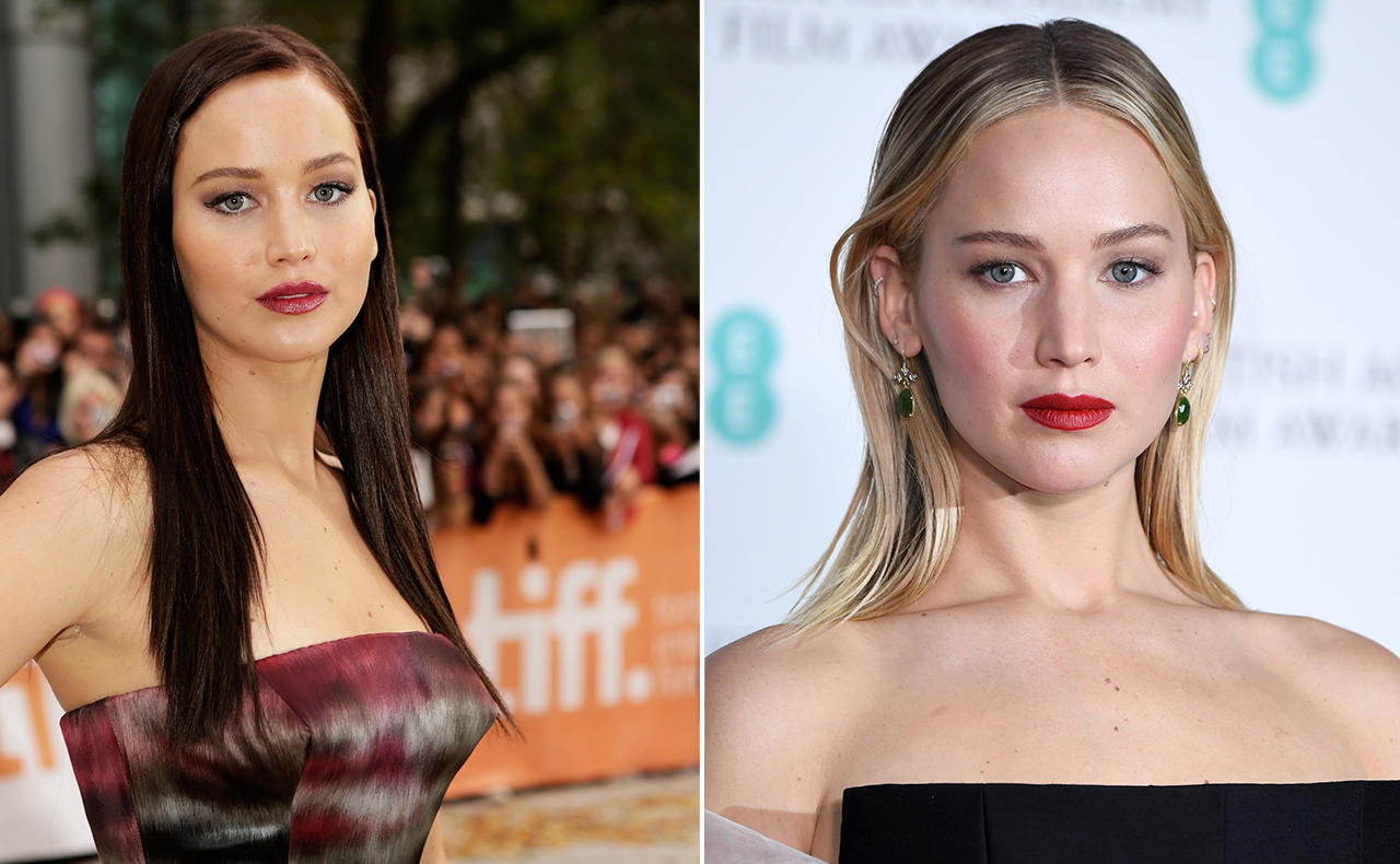 ﻿jennifer lawrence ﻿natural hair colour