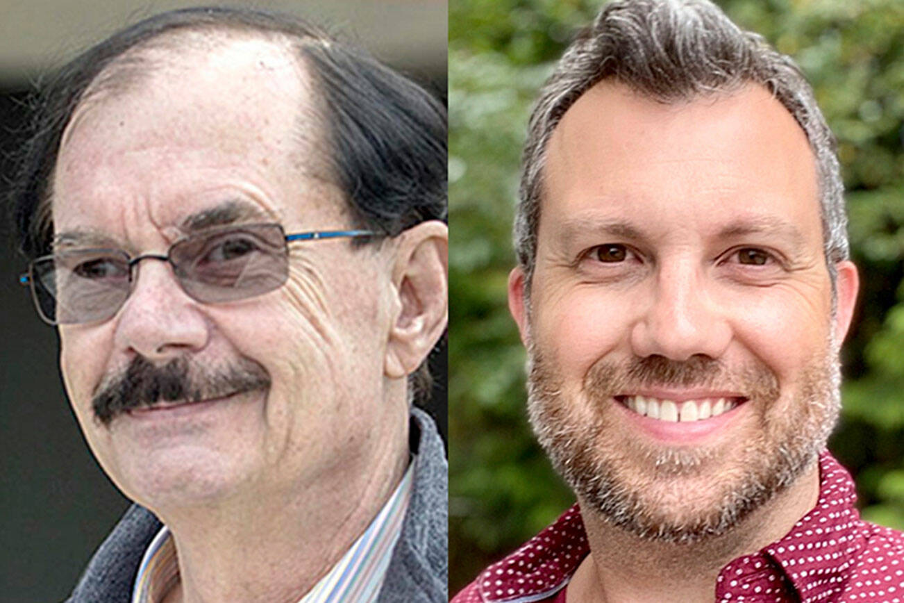 Bill Peach, left, and Mike French.