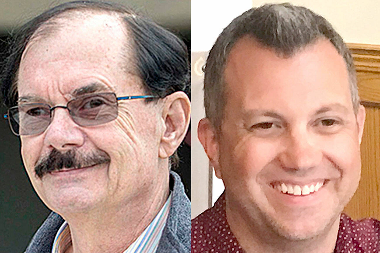 Bill Peach, left, and Mike French.