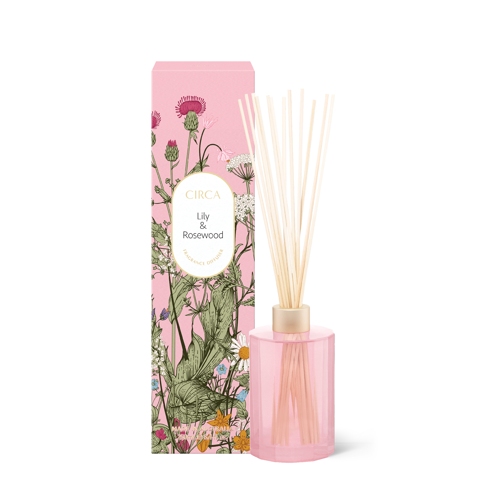 LILY & ROSEWOOD 250ML FRAGRANCE DIFFUSER Lily and Rosewood Fragrance Diffuser