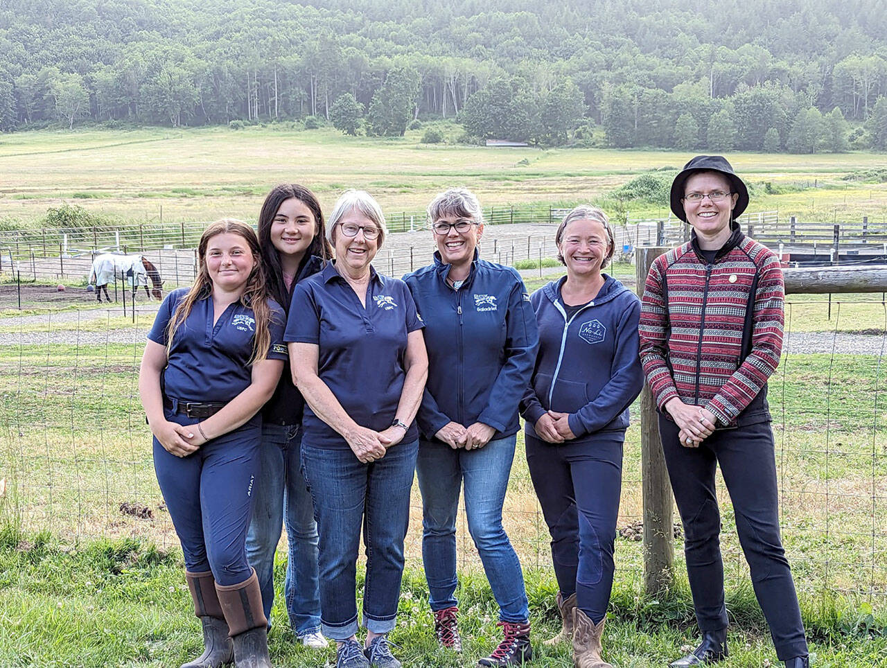 Congratulations to the Equitese Pony Club members for attaining higher levels of accomplishments through the U.S. Pony Club of America. Levels of certification start at what is called D Level (beginner), progressing to C Level (intermediate) then to B Level and A Level (advanced). From left, Hazel Vidal, level D3 in dressage; Addi Staley, D2 in hunt seat equitation; Lisa Cartwright, D2 in dressage and D3 in horse management; Galadriel Nichols, D2in dressage and D3 in horse management; Katie Haman, D2 in dressage and D3 in horse management; Rose Soini, D2 in eventing (in flat work) and horse management. Visit www.ponyclub.org for more information. Follow the club on its Facebook page, Equitese Pony Club. (Submitted photo)