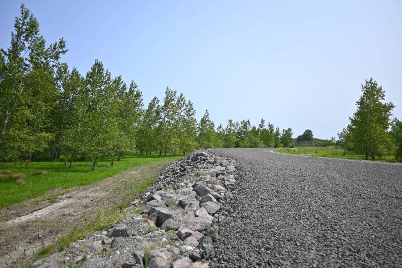 Petitions developed by local citizens seek to keep the “new” Towne Road unpaved and open to hikers and walkers. (Michael Dashiell/Olympic Peninsula News Group)