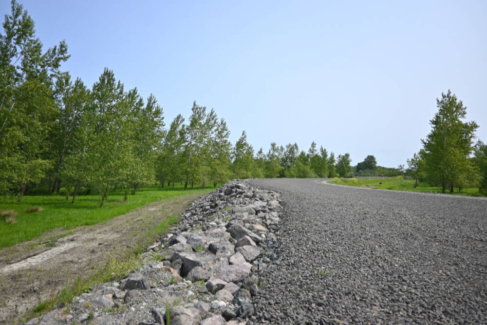 Petitions developed by local citizens seek to keep the “new” Towne Road unpaved and open to hikers and walkers. (Michael Dashiell/Olympic Peninsula News Group)