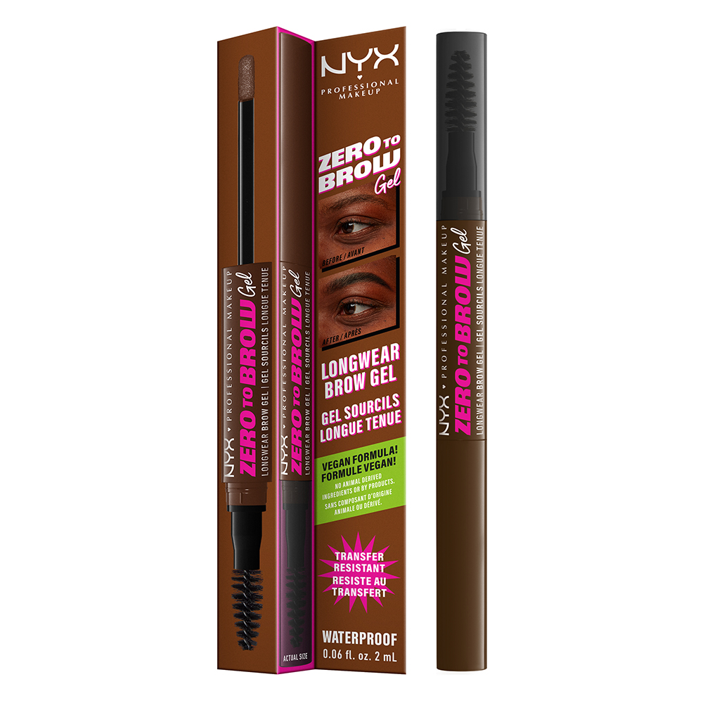 NYX-PMU-Makeup-Eyes-Brow-Gel-ZERO-TO-BROW-GEL-ZTBG06-CHOCOLATE-0800897232801-BH Zero to Brow Gel