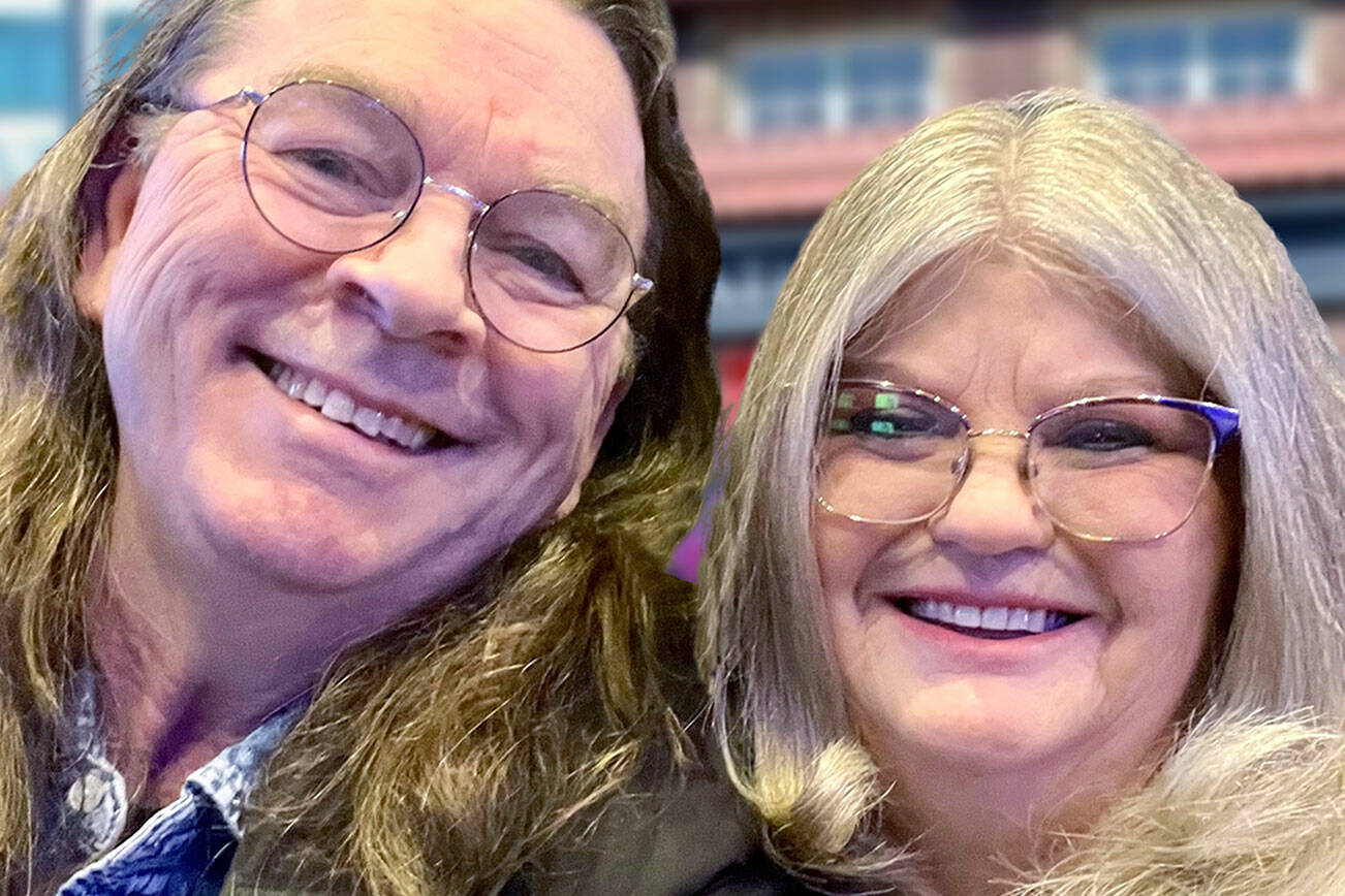 Verna and Bob Allen have opened All About Here Souvenirs and Gifts selling handmade souvenirs and gifts that capture the essence of the North Olympic Peninsula.