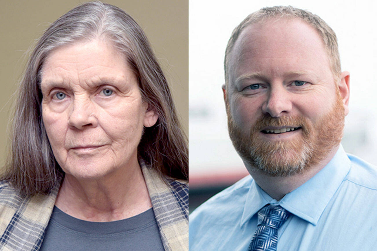 Leah Leach, left, and Brian McLean.