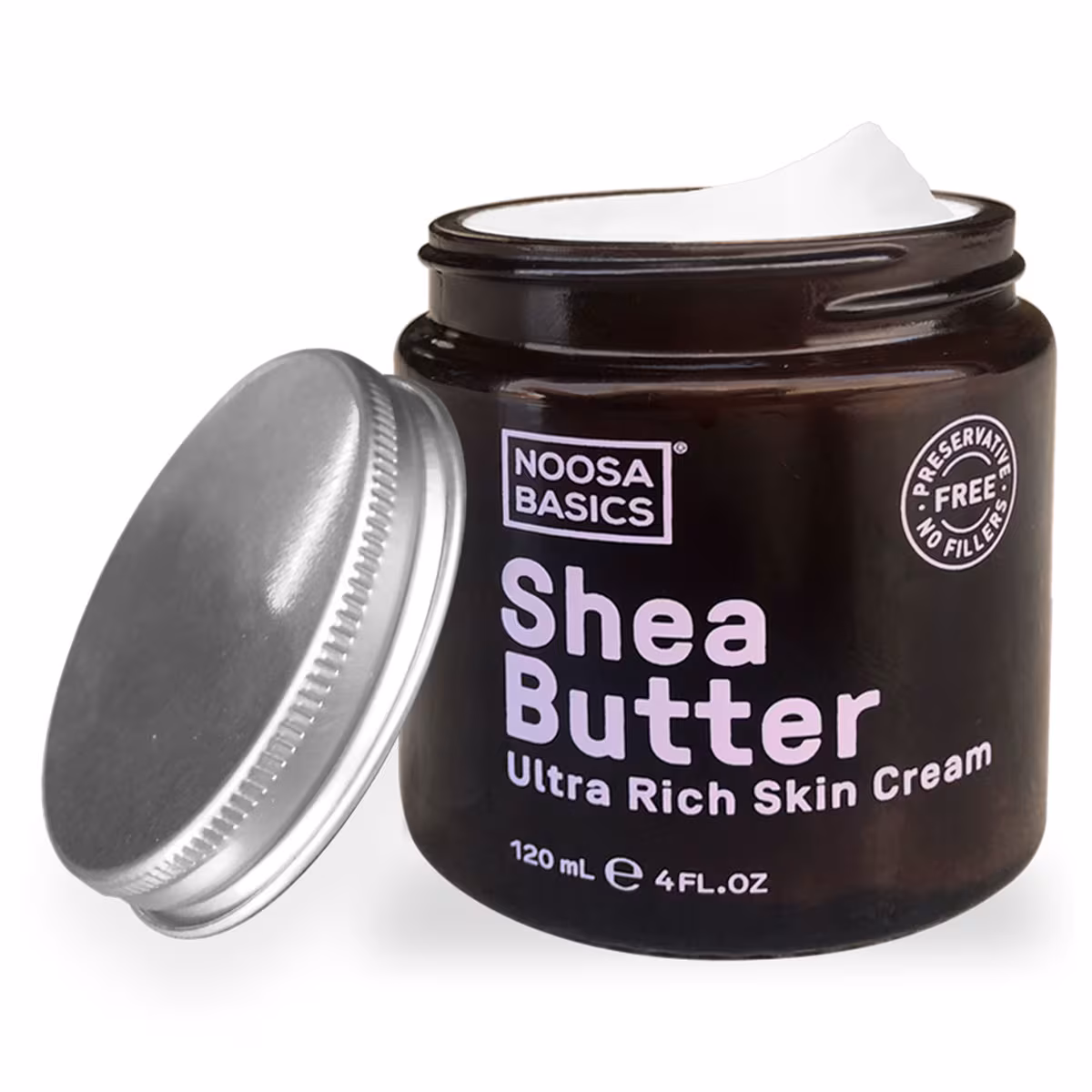 noosa basics glass shea butter jar