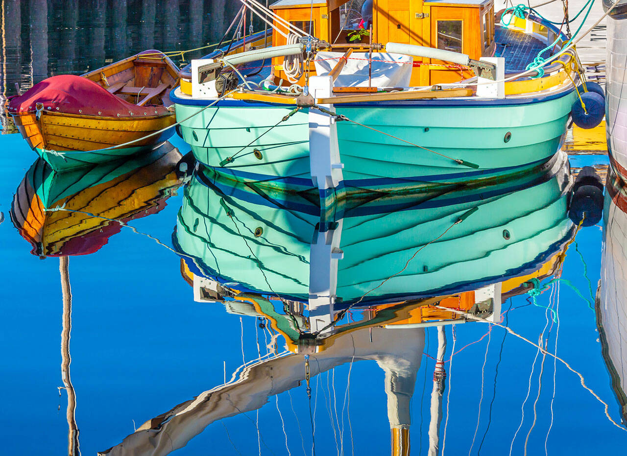 Mitchel Osborne will display this photograph from the 2023 Wooden Boat Festival at the Port Townsend Gallery throughout July.