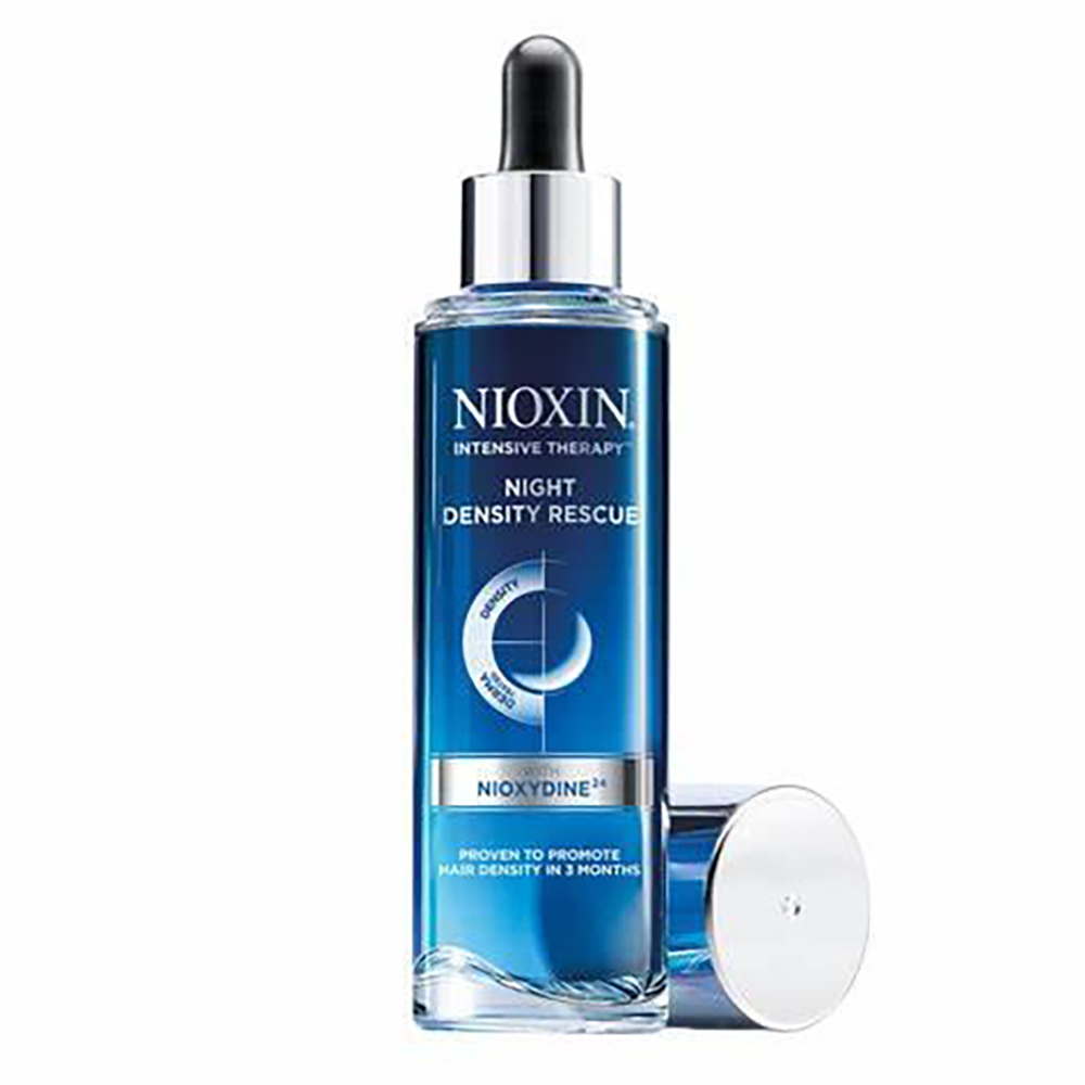 Nioxin Night Density Rescue Nioxin Night Density Rescue blue bottle