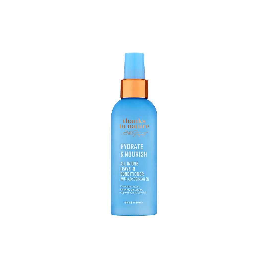 Thanks to Nature Hydrate and Nourish Leave-In Condtioner 150ml Hydrate and Nourish Leave In Conditioner with Abysinnian Oil