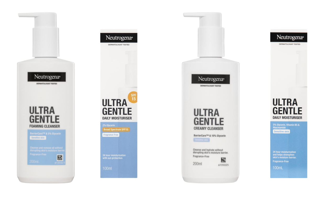 neutrogena ultra-gentle range