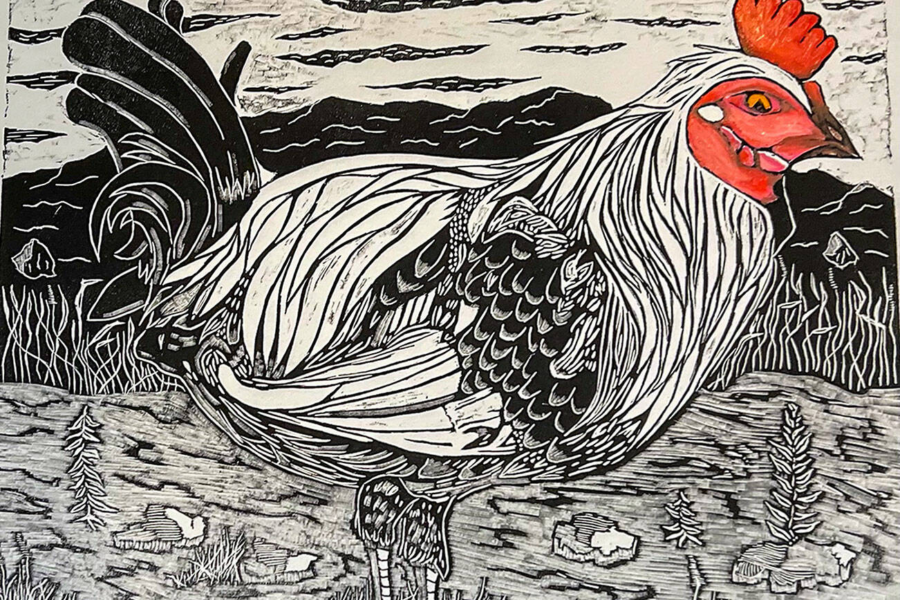 Phil Carrico’s prints will be on display at the Port Townsend Gallery throughout April.