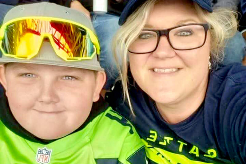Colton Dufour, left, and his mom Cherie Tachell. (Cherie Tachell)