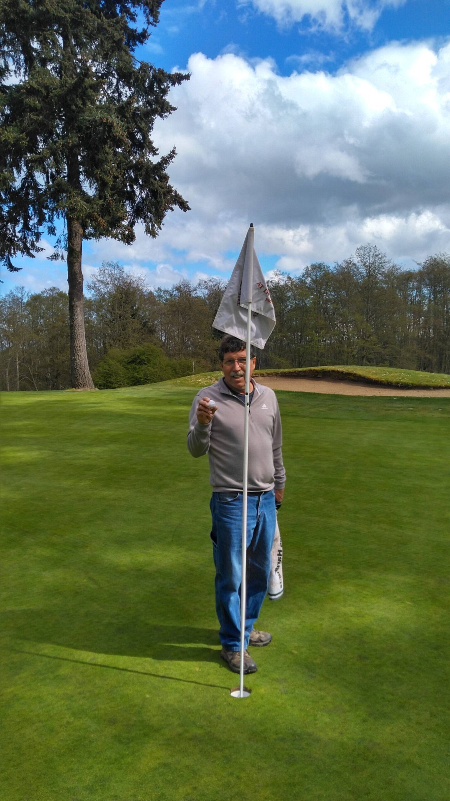 The Cedars at Dungeness Men’s Club member Robert Beaudette recorded his first hole-in-one on the par-3 11th hole on April 3.