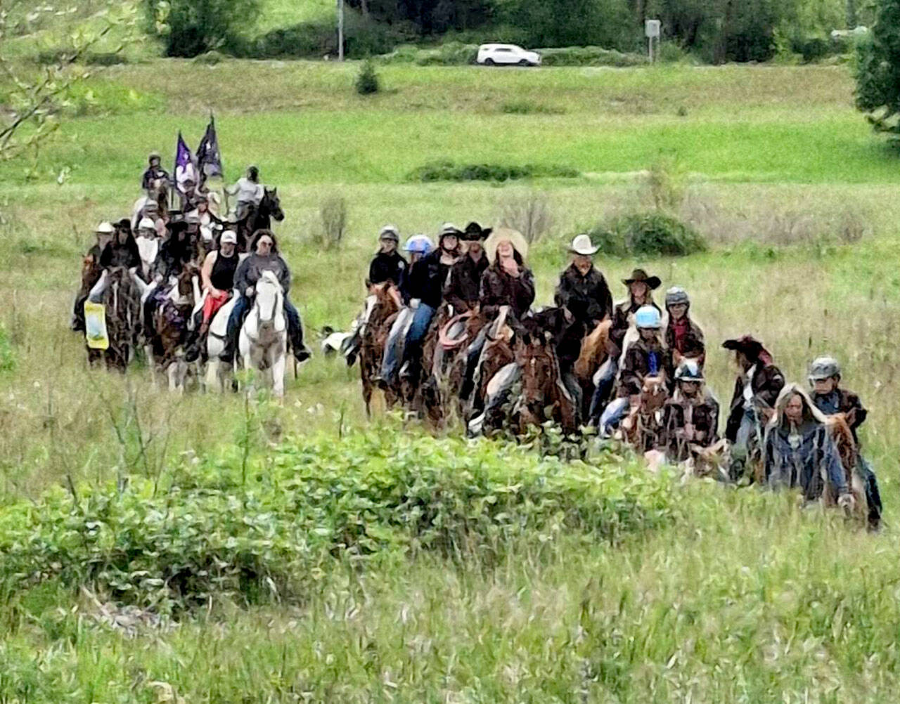 Photo by Judy Dupree Irrigation Festival Parade

This year’s parade saw more than 30 equine entries, shown riding from the grassy staging area to the starting point on Washington Street.
