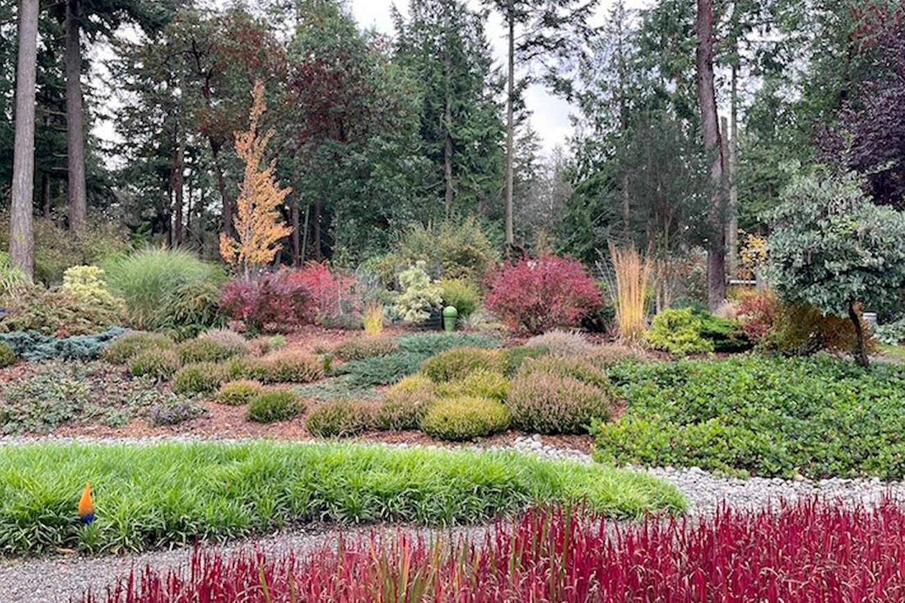 One of the secret gardens on the Jefferson County Master Gardeners tour. (J. Touger)