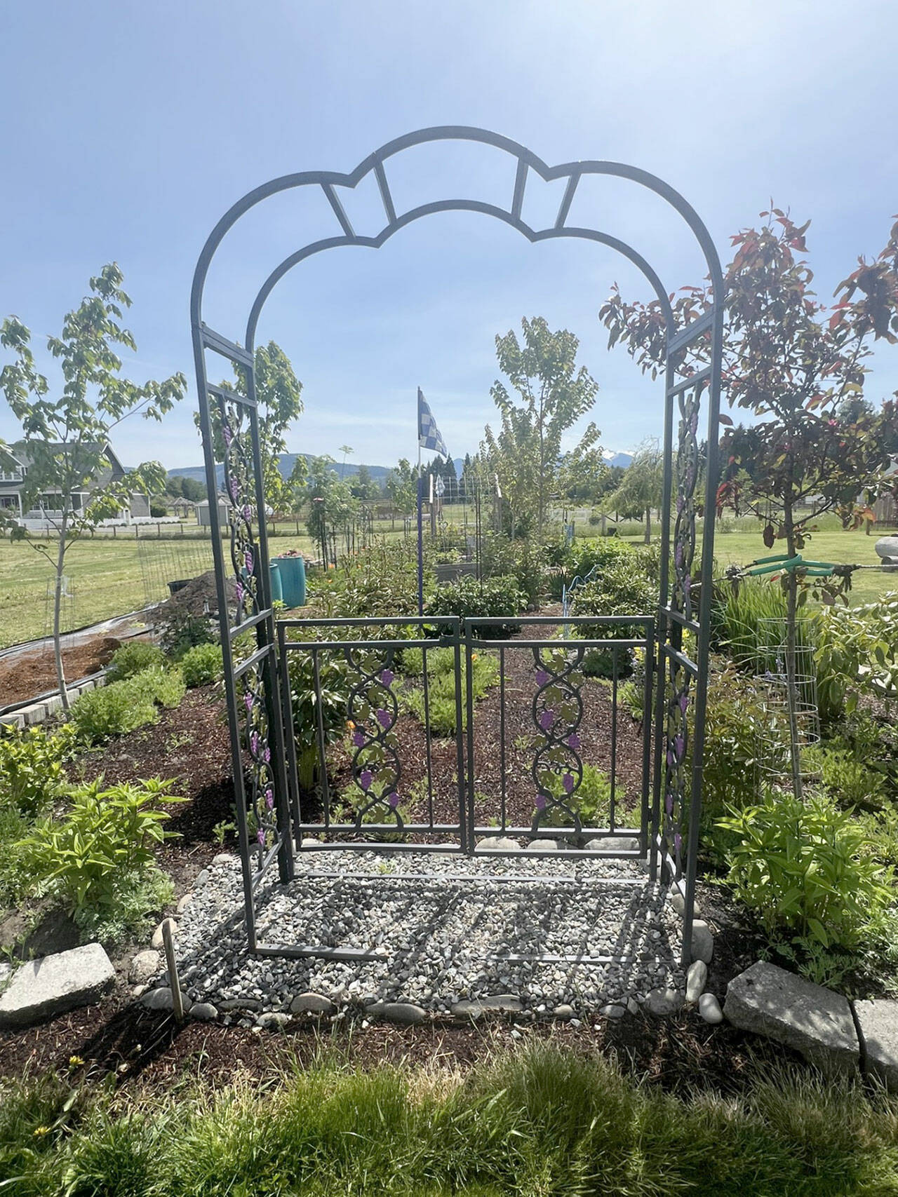 The One Horse Ranch Garden will be part of the Clallam County Master Gardeners’ 2025 Petals and Pathways tour on June 28. (Master Gardeners of Clallam County)