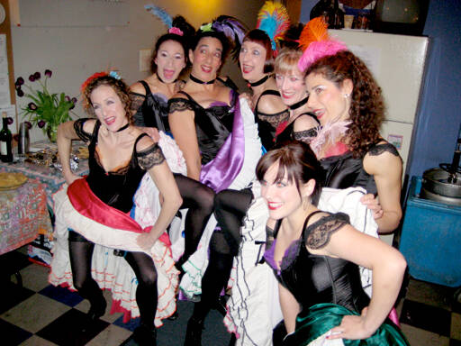 Cancan dancers such as these will perform at Hog Wild Goes to Moulin Rouge on June 28 at Field Arts & Events Hall in Port Angeles. (EnJoy)