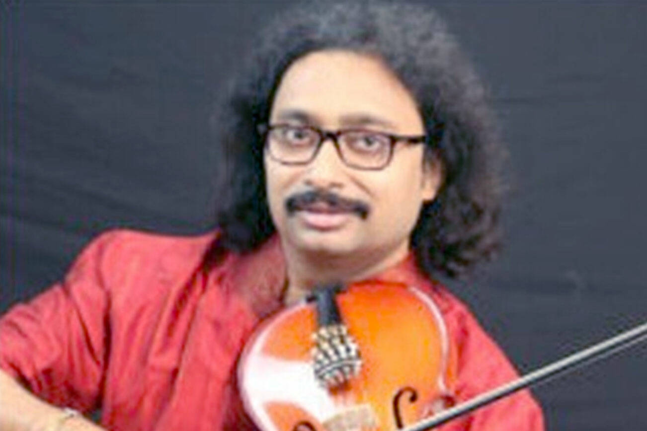 Indradeep Ghosh, an Indian violinist, will perform “Melodies of Maihar” on Sunday.