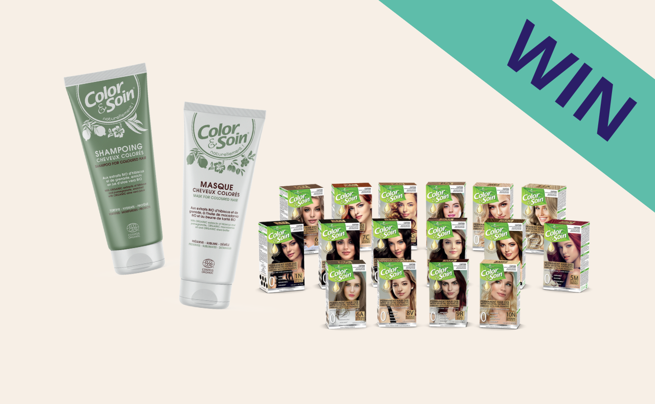 WIN 1 of 3 Color & Soin Hair Dye Sets (valued at $129 each)!