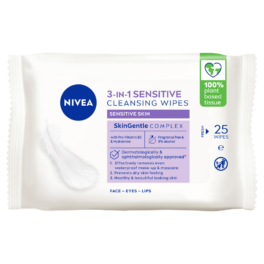 3in1 Sensitive Facial Cleansing Wipes