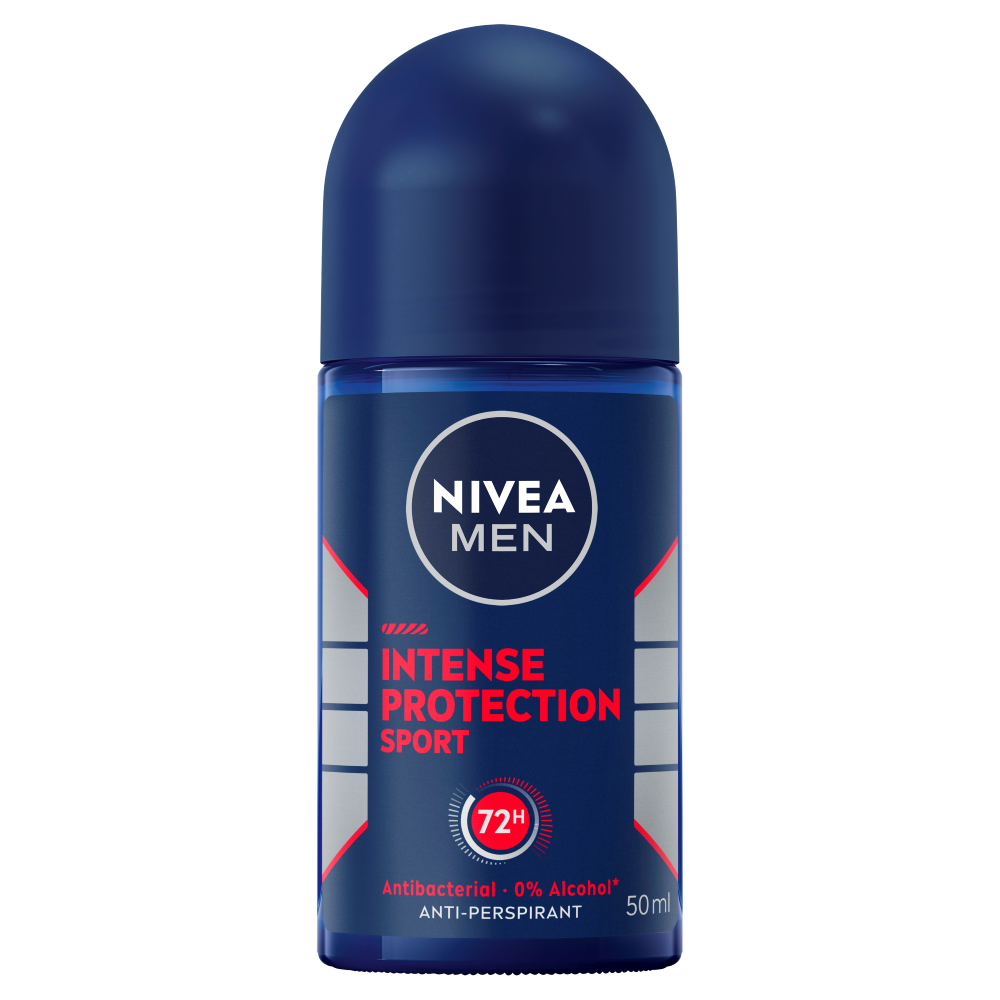 NIVEA MEN Intense Protection Sport Anti-Perspirant Roll-On 50ml NIVEA MEN Intense Protection Sport Anti-Perspirant Roll-On 50ml