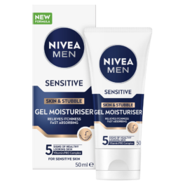 Sensitive Skin & Stubble Gel Moisturiser