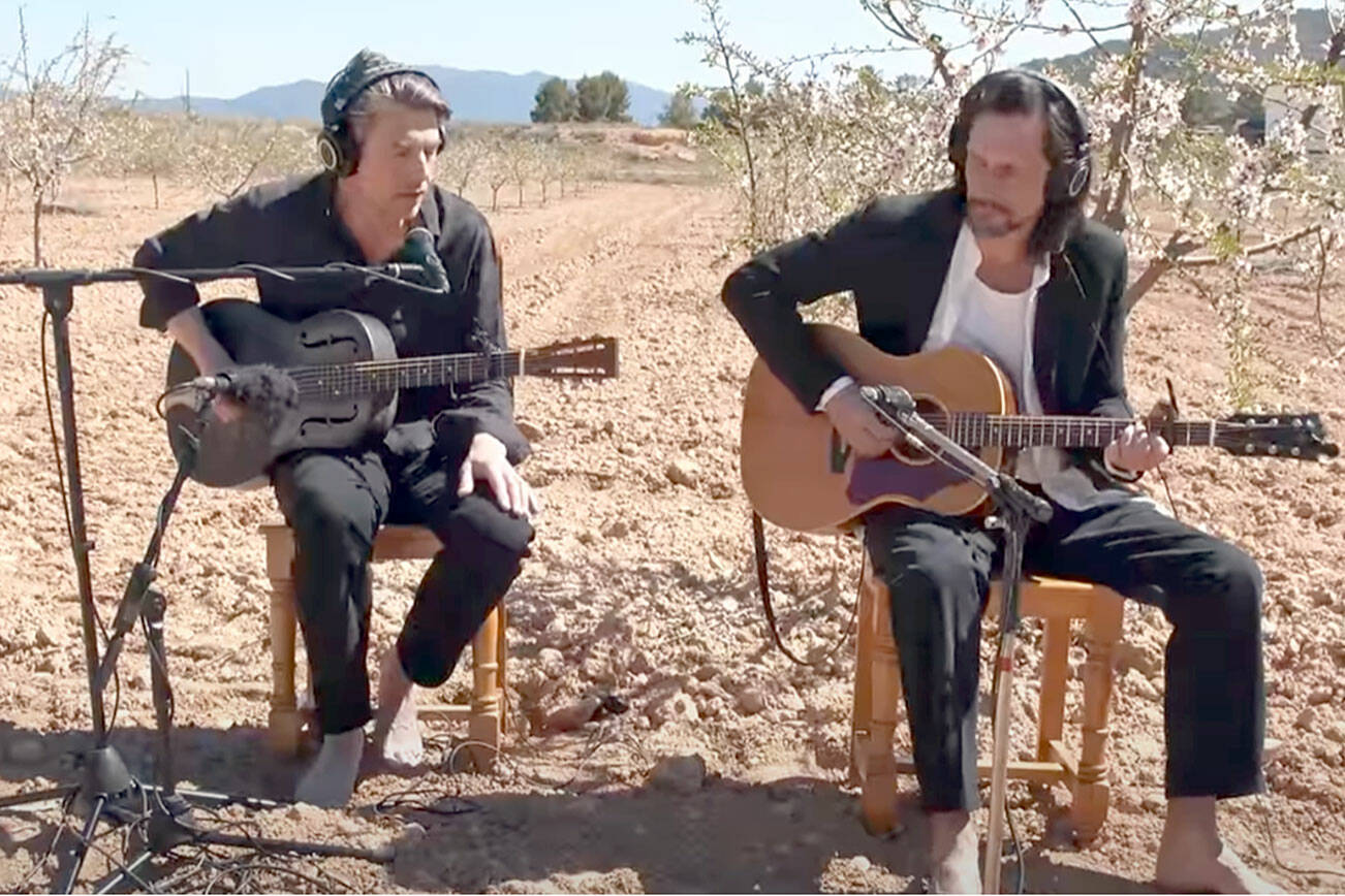 Luke Winslow-King, left, and Roberto Luti will perform at Rainshadow Recording on Wednesday.