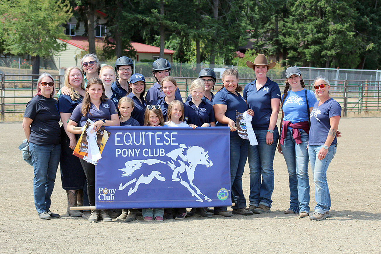 Equitese Pony Club hosted the U.S. Pony Club Northwest Region’s first Trail Clinic last Saturday at JeffCo Fairgrounds, followed on Sunday with a USPC Pony Club member-only trail rally for Western and English riders.