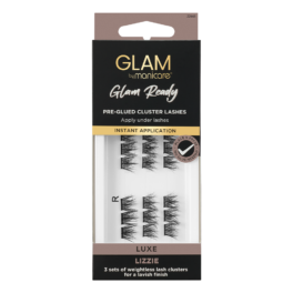 Glam Ready Pre-Glued Cluster Lashes LUXE – Lizzie