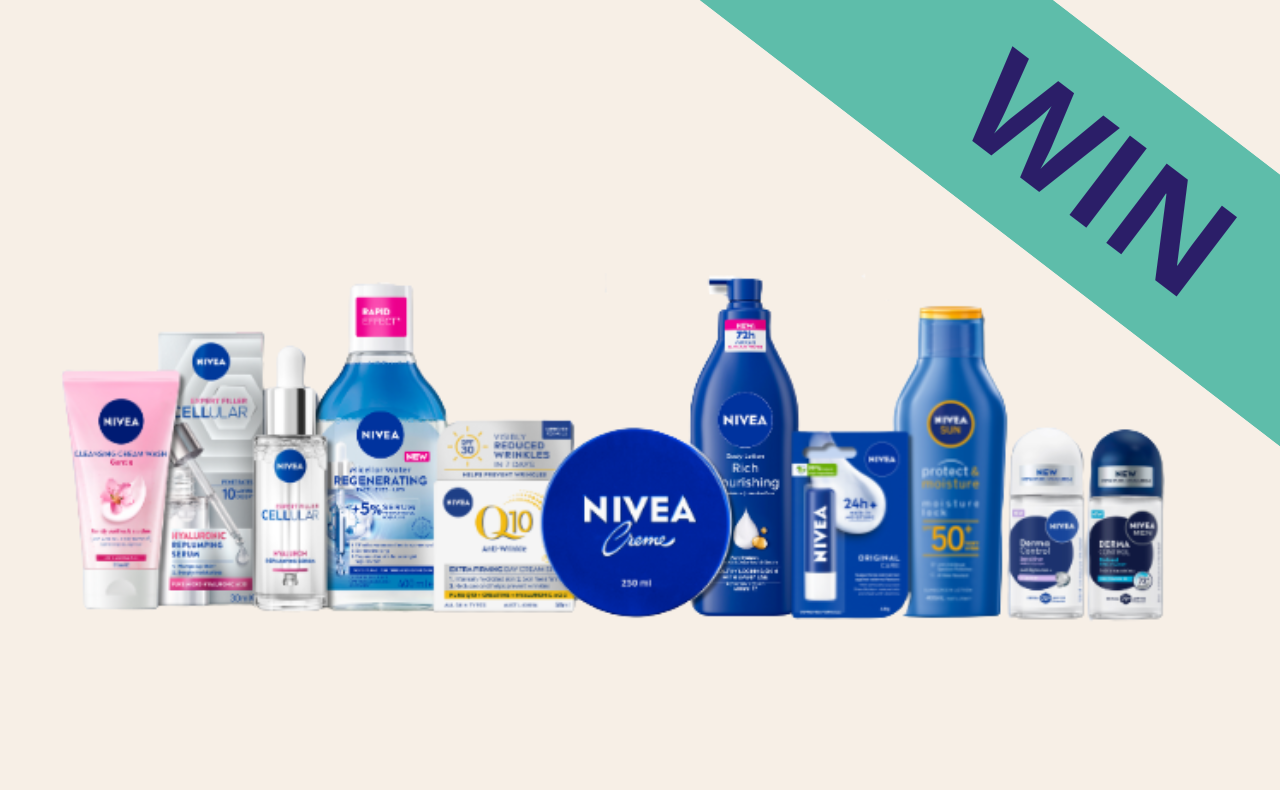 WIN 1 of 3 NIVEA Prize Packs (valued at $325.50)!