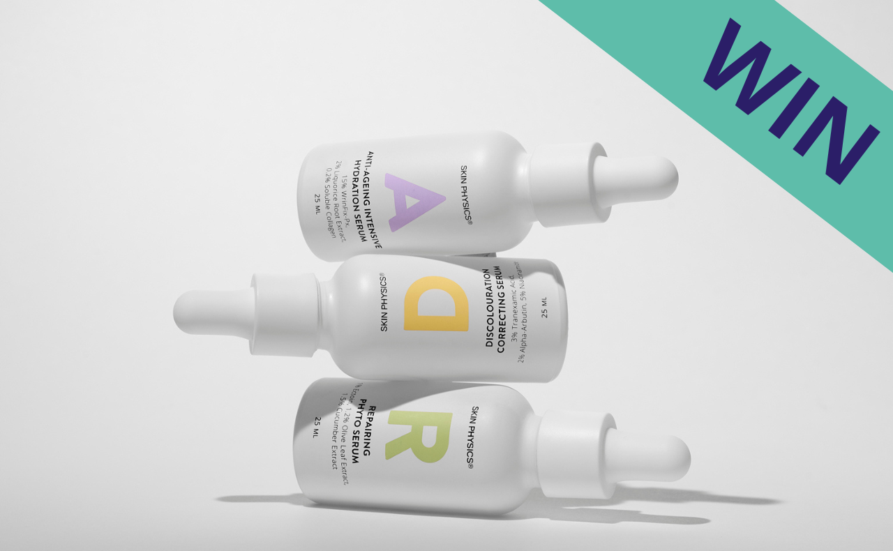 WIN 1 of 3 Skin Physics Prize Packs (valued at $119.85 each)!