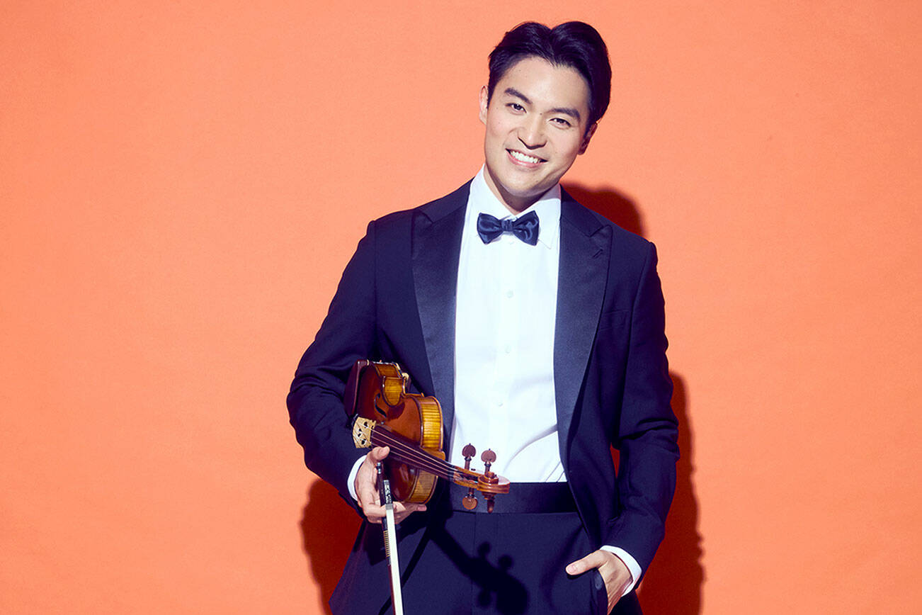 Violinist Ray Chen will be featured at the Olympic Music Festival at Fort Worden State Park this weekend.