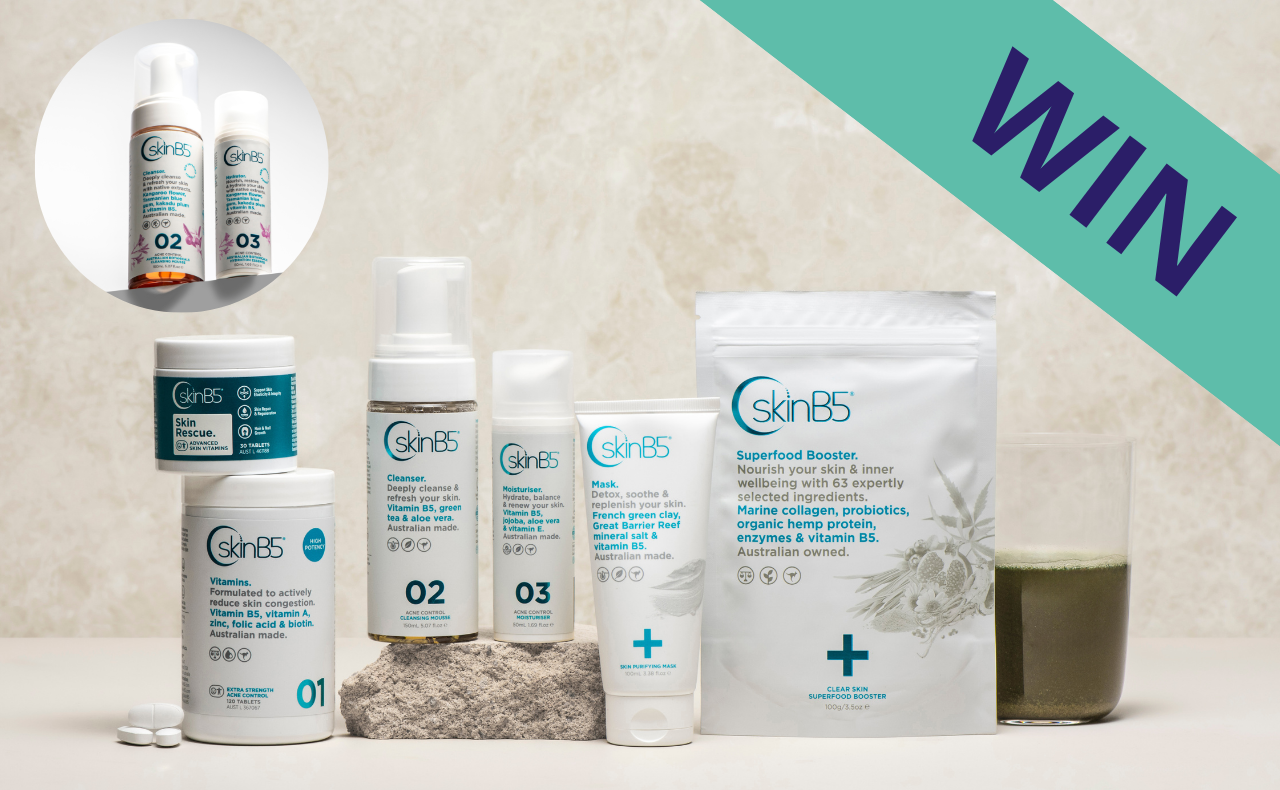 WIN 1 of 3 SkinB5 Prize Packs (valued at $259.60 each)!