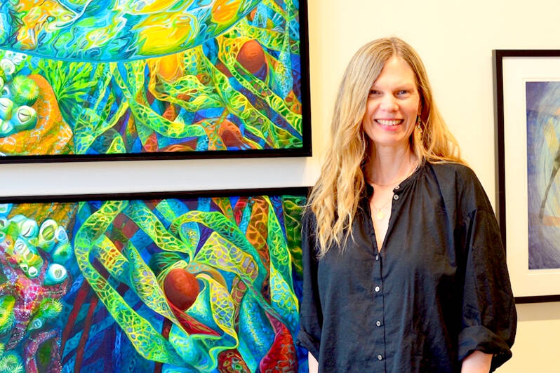 Teaching artist Jodi Ericksen will lead “Now We Create: Dementia, Art and Community,” a five-week class for people with memory loss along with their caregivers. (Diane Urbani/Northwind Art)