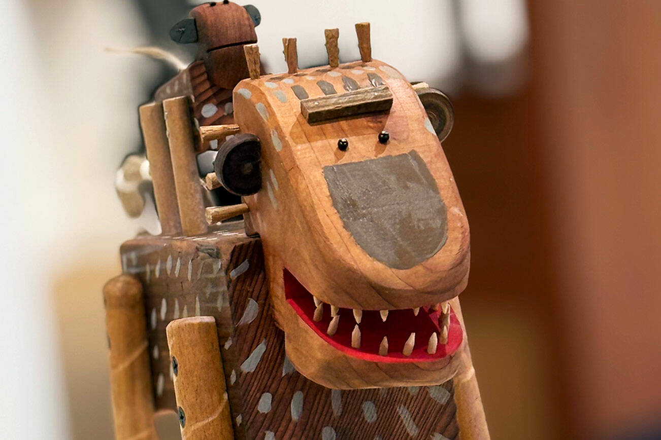 “Olive Baboon & Baby” by Peter Koronakos was among the stars of last year’s “Small Expressions” show at the Northwind Art gallery in Port Townsend. The 2025 exhibition is open for entries.