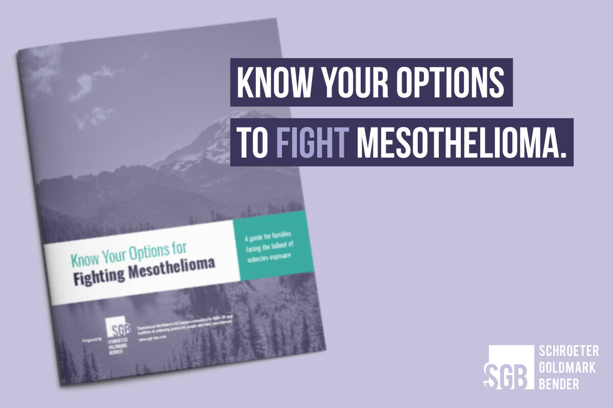 Schroeter Goldmark & Bender offers nearly 50 years of experience in guiding families across Washington and Oregon through asbestos litigation.