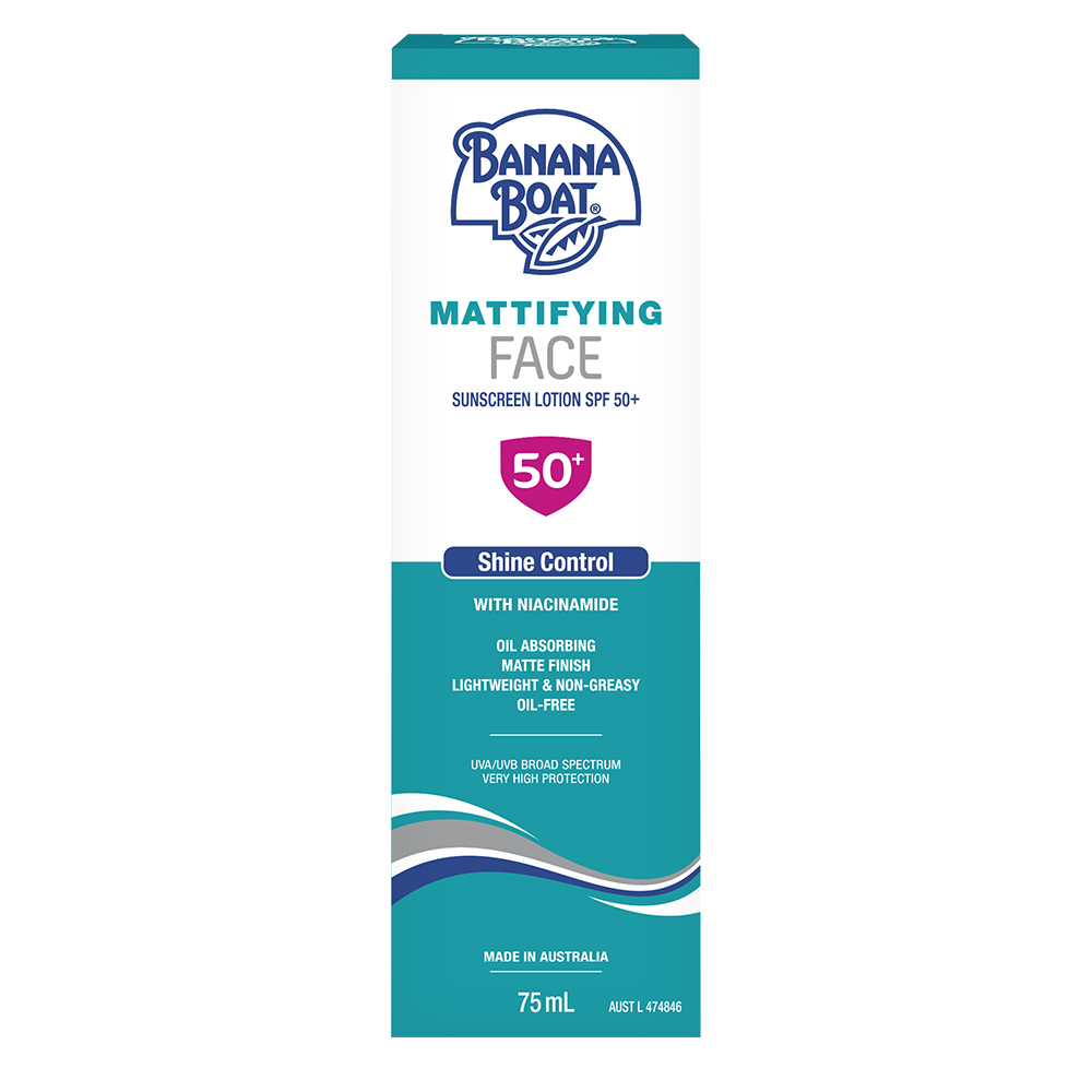 Banana Boat Mattifying Face Sunscreen Lotion SPF 50_ 75mL Banana Boat Mattifying Face Sunscreen Lotion SPF 50_ 75mL