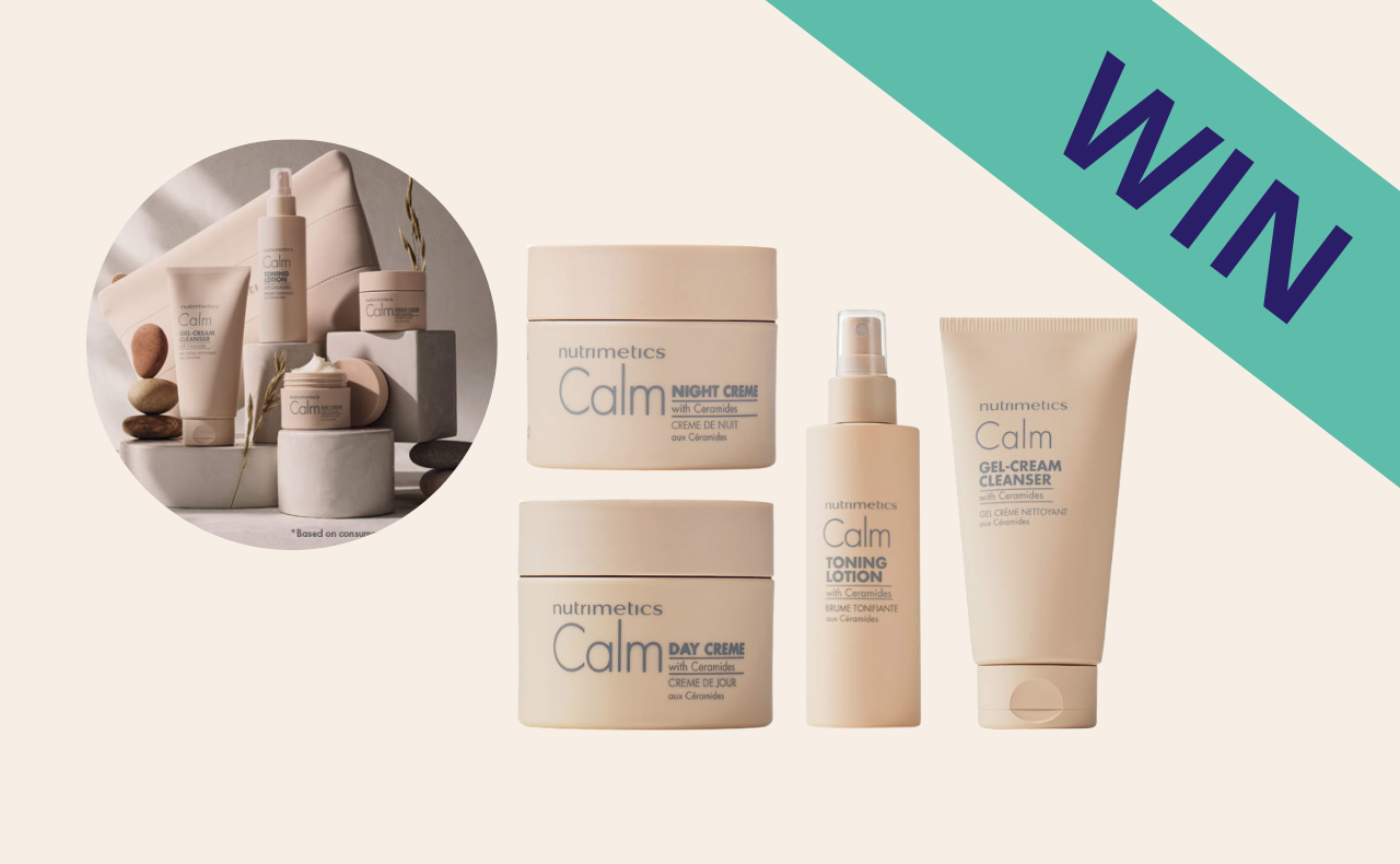 WIN 1 of 3 Nutrimetics Calm Skincare Sets (Valued at $276 each)!