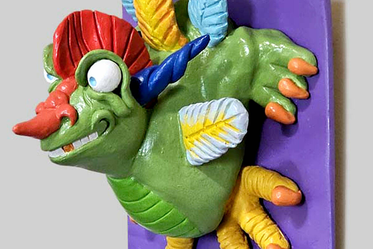 Steve Wry’s “I’m Watching You” will be on display at the Blue Whole Gallery throughout November.