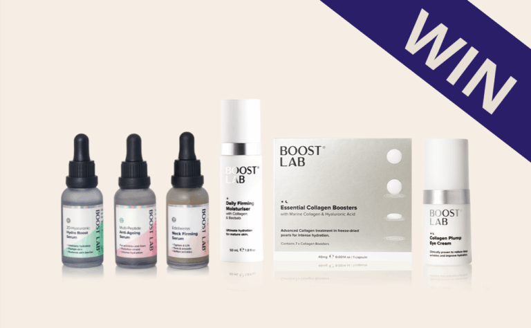 WIN 1 of 3 BOOST LAB skincare bundles (Valued at $219.70)!