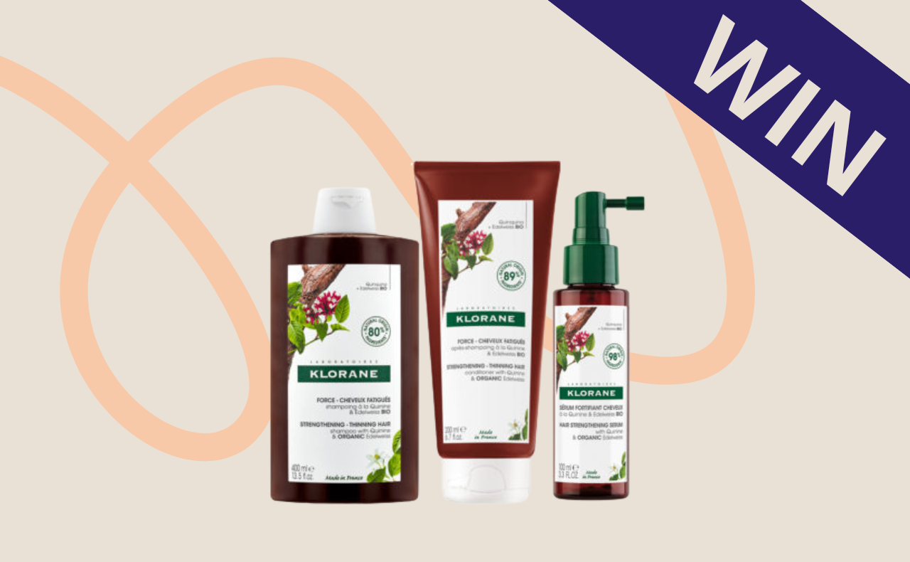 WIN 1 of 3 Klorane Strengthening Haircare Packs (Valued at $80.97)!