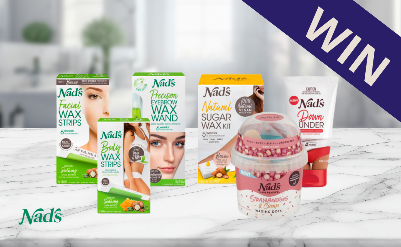 WIN 1 of 3 Nad’s Hair Removal Pamper Packs (Valued at $89.30)!