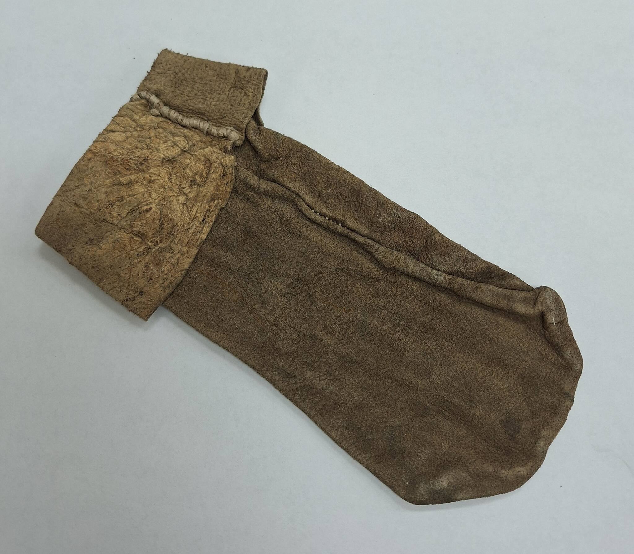 Leather pouch purported to belong to Carnes.