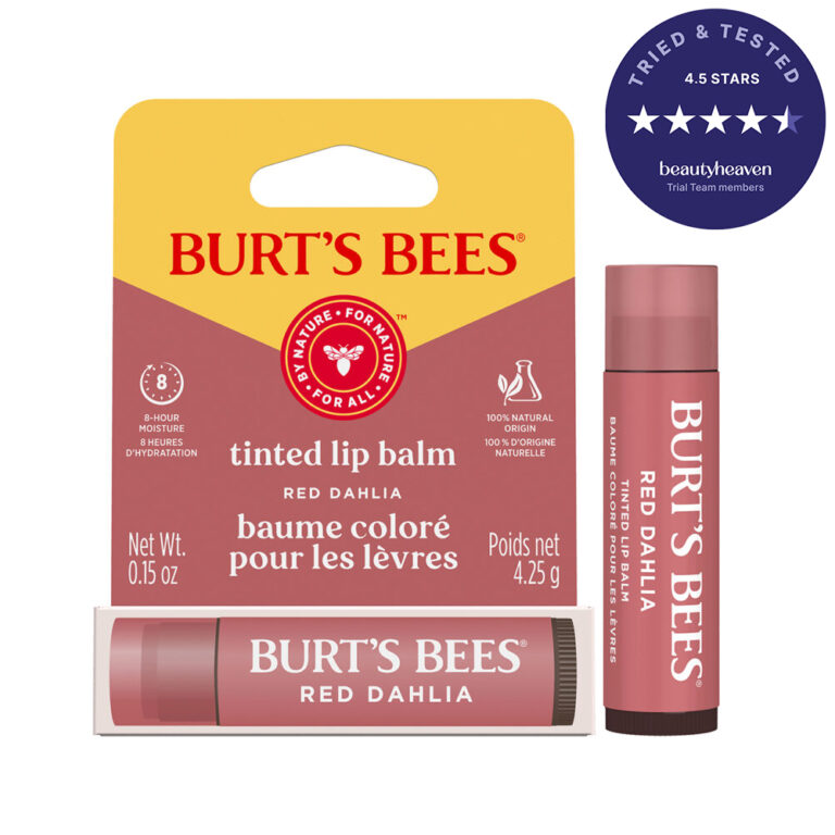 burts bees red dahlia best in beauty